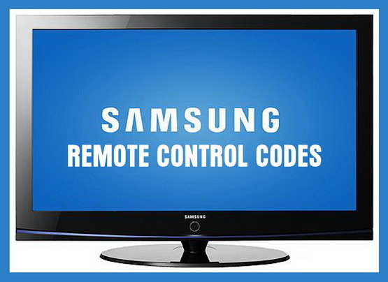 Remote Control Codes For Samsung TVs - Codes For Universal Remotes