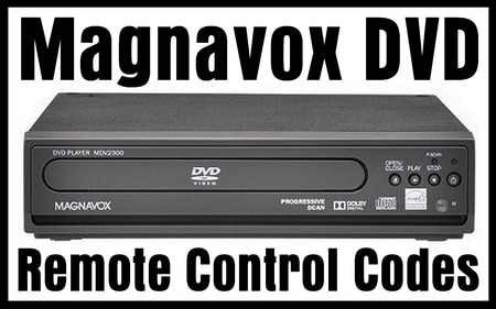 Magnavox DVD Remote Control Codes | Codes For Universal Remotes