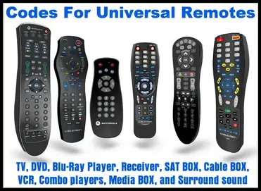 Universal Remote Control Codes Codes For Universal Remotes