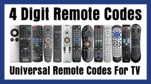 4 Digit Universal Remote Control Codes For Tv - Codes For Universal Remotes