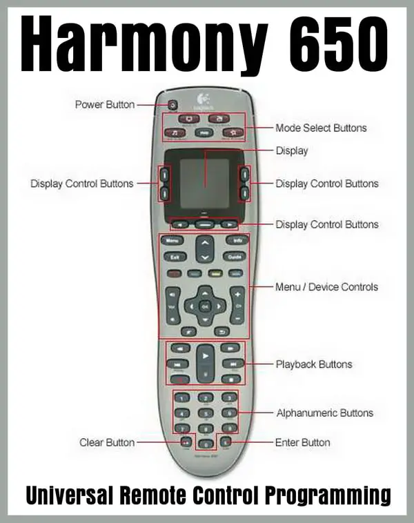 Harmony 650 Universal Remote Control