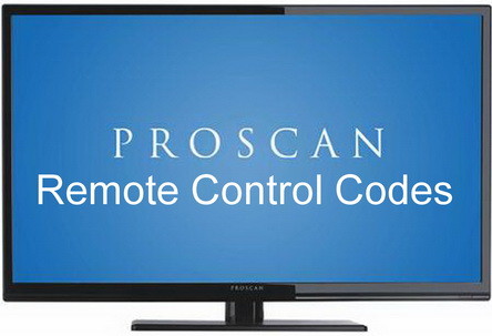 Proscan TV remote codes