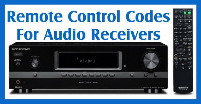 Remote Codes For Stereo Audio Receivers