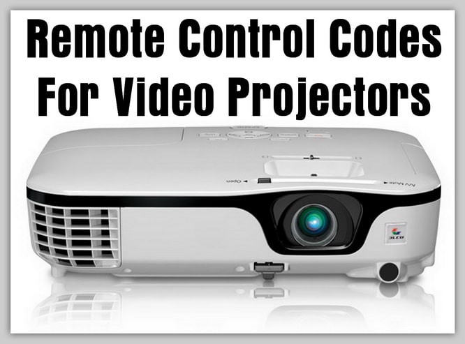 Remote Codes For Video Projectors