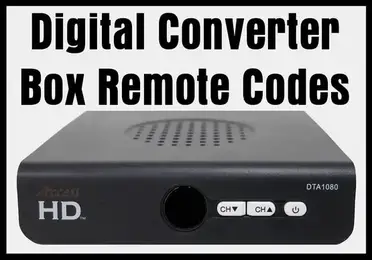 Digital Converter Box Remote Codes Codes For Universal Remotes