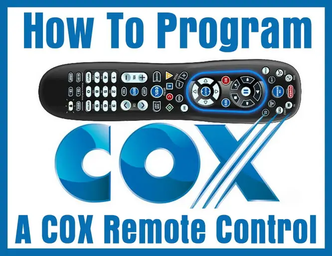 COX Remote Control Codes - How TO Program remote