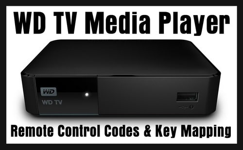 WD TV Media Player Remote Codes