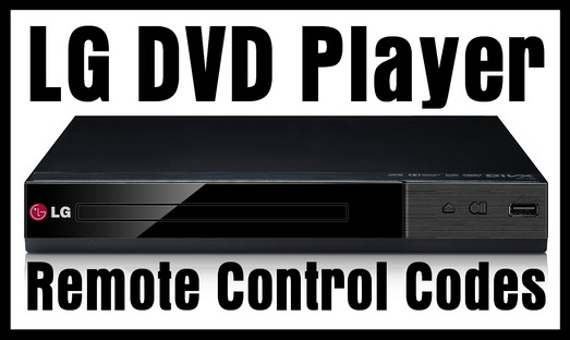 LG DVD Player Remote Control Codes