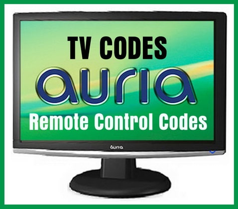 Remote Control Codes For Auria TVs