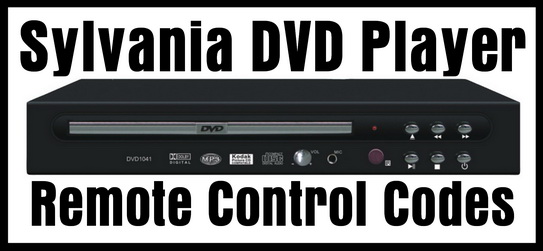 Sylvania DVD Player Remote Control Codes