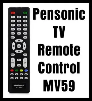 Pensonic TV Remote Control MV59